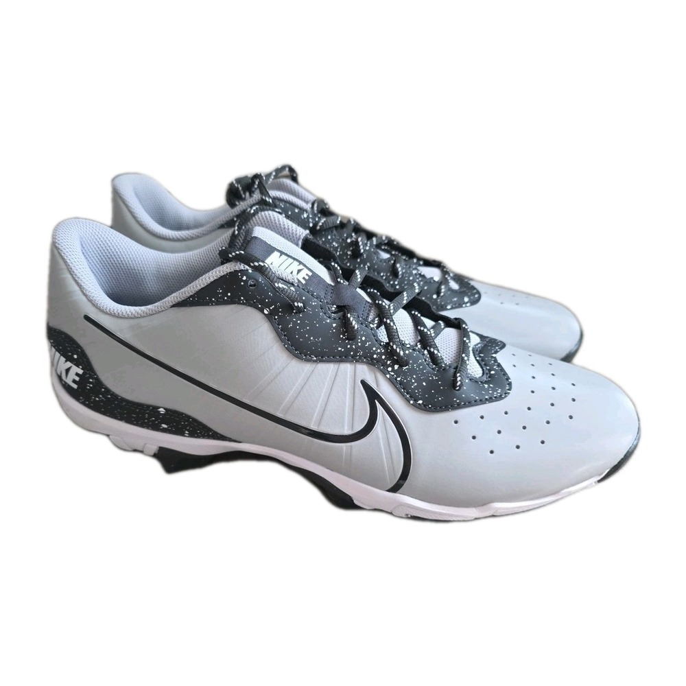 Nike Alpha Huarache 4 Keystone Men's Baseball Cleats Gray DJ6524-002 US Size 13